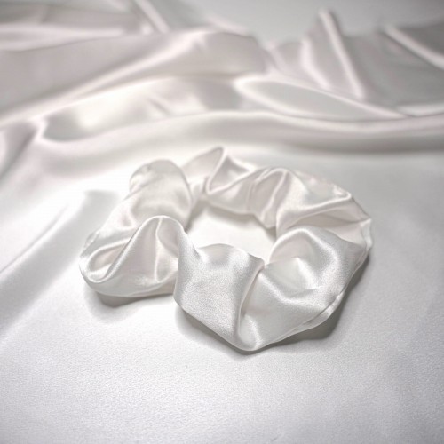 jedwabna scrunchie do włosów
