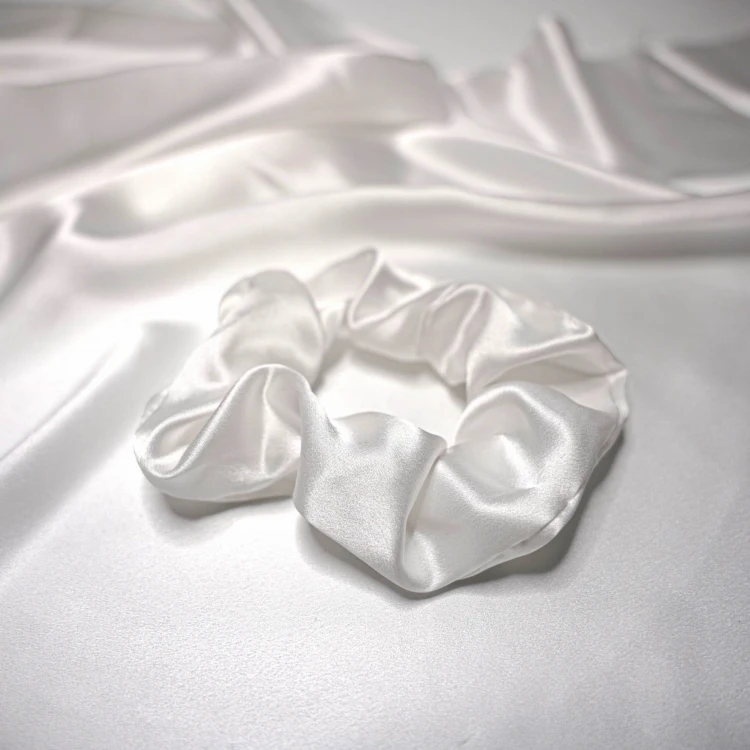 jedwabna scrunchie do włosów
