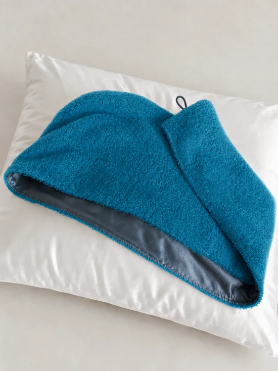 turban do włosów z jedwabiem chroniącym